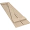 Ekena Millwork Rustic Two Board Spaced Board-n-Batten Sandblasted Faux Wood Shutters w/Z-Board, 11 1/2W x 68H, PR SHUBSZ11X68SDPR - alternate 17